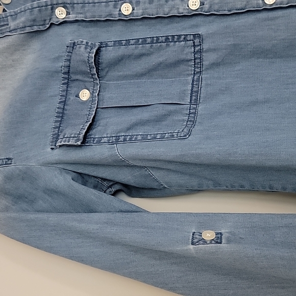 Michael Michael Kors Chambray Long Sleeve Shirt - Picture 4 of 12